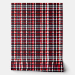 Elegant Stijlvolle Tartan Plakken Check Patroon Behang