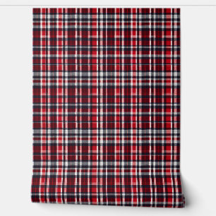 Elegant Stijlvolle Tartan Plakken Check Patroon Behang
