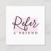 Elegant Stijlvolle Witte Rose Salon Verwijzing Kaa (Voorkant)