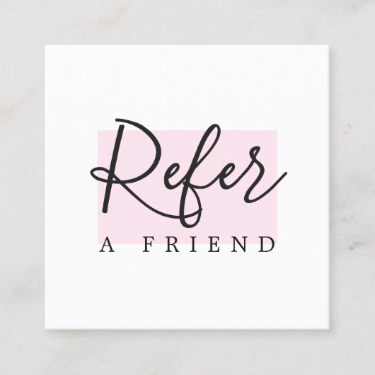 Elegant Stijlvolle Witte Rose Salon Verwijzing Kaa (Voorkant)