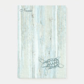 Elegant stijlvolle zee schildpad op maat  post-it® notes (Voorkant)