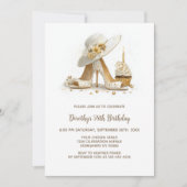 Elegant Stiletto Shoes Birthday Party Kaart (Voorkant)