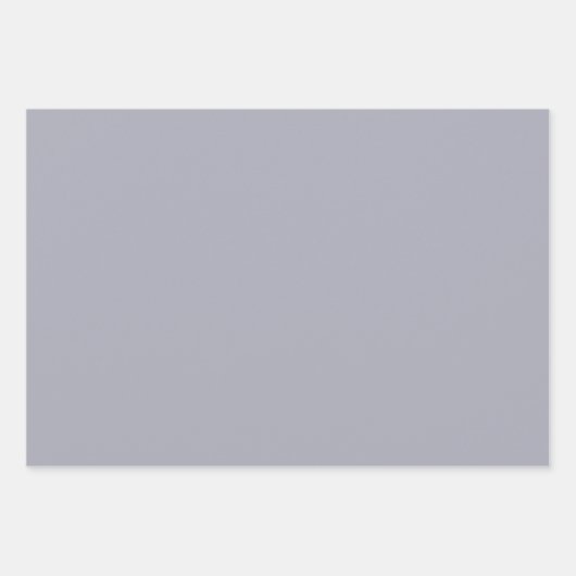 Elegant stoer grijs Minimalistisch en chique Inpakpapier Vel (Voorkant 3)