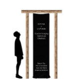 Elegant Stoffen Bruiloft Welcome Banner - Robijnro
