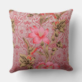 Elegant stoffenontwerp met ingewikkelde bloemen p kussen (Achterkant)