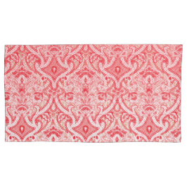 Elegant stoffenontwerp met ingewikkelde bloemen p kussensloop