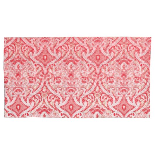 Elegant stoffenontwerp met ingewikkelde bloemen p kussensloop (Voorkant-Links)