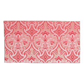 Elegant stoffenontwerp met ingewikkelde bloemen p kussensloop (Achterkant-Rechts)