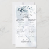 Elegant stoffig blauw gebladerte2 (Achterkant)