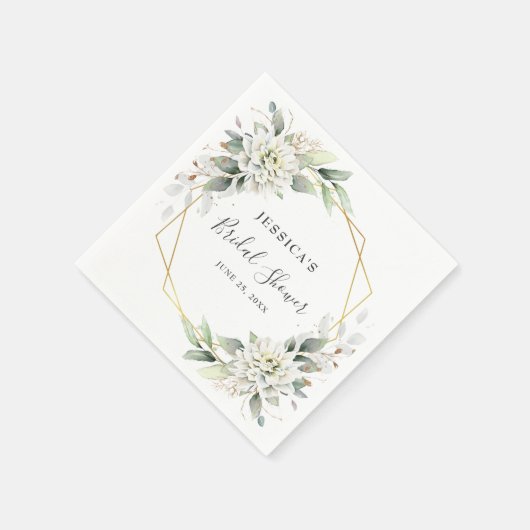 Elegant stoffig blauw groen Vrijgezellenfeest papi Servet (Hoek)