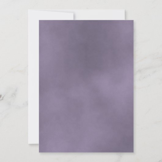 Elegant stoffig Paarse Roos we doen nog steeds gel Kaart (Achterkant)