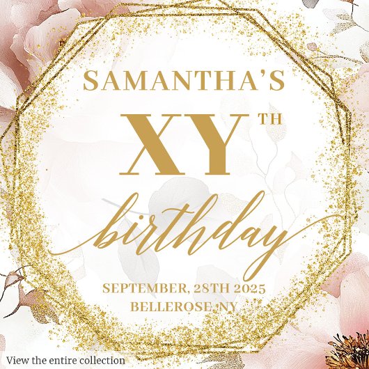 Elegant stoffig Roos 80 Verjaardag servetten Custo