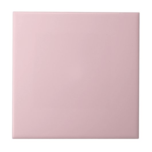 Elegant Stoffig Roos Roze Effen Kleur Slaapkamer Tegeltje (Voorkant)