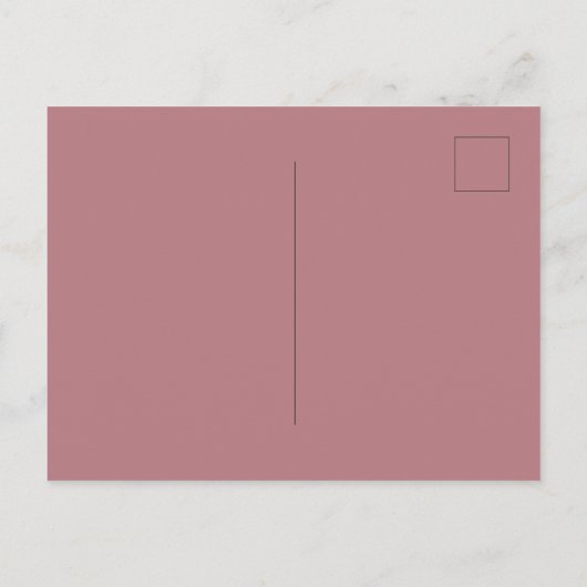 Elegant Stoffig Roze Plaid Vrolijk Kerstfeest Briefkaart (Achterkant)