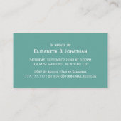 Elegant Stone Dot Engagement Party Ticket Uitnodig (Achterkant)