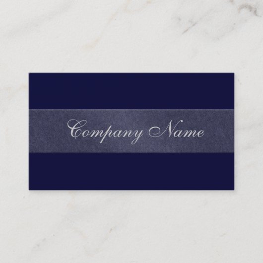 Elegant Stone Navy blauw Visitekaartje (Voorkant)