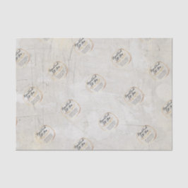 Elegant Store Corporate Branding Marble and Gold Tissuepapier