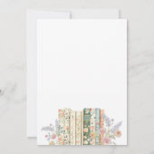 Elegant Storybook Baby shower Uitnodiging (Achterkant)