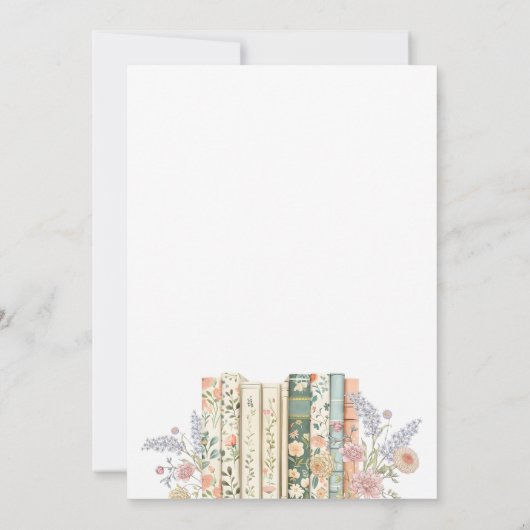 Elegant Storybook Baby shower Uitnodiging (Achterkant)