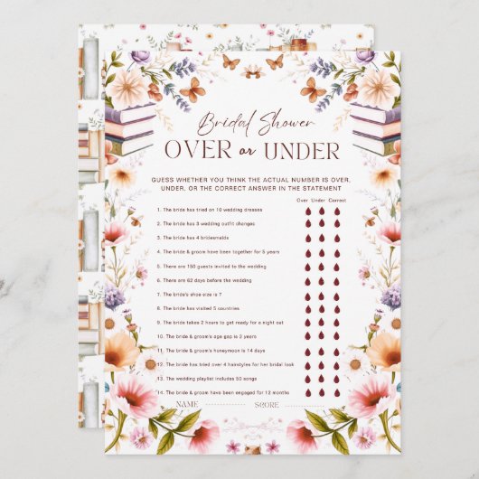 Elegant Storybook Over of Onder Vrijgezellenfeest  (Voorkant / Achterkant)