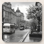 Elegant straat Uitzicht Bier Onderzetter (Voorkant)