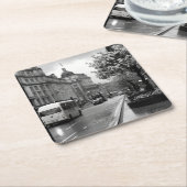 Elegant straat Uitzicht Kartonnen Onderzetters (Schuin)