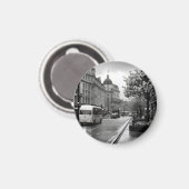 Elegant straat Uitzicht Magneet (Voorkant / Achterkant)