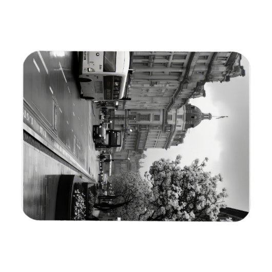 Elegant straat Uitzicht Magneet (Horizontaal)