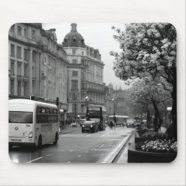 Elegant straat Uitzicht Muismat