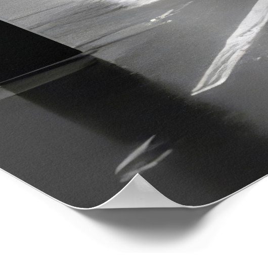 Elegant straat Uitzicht Poster (Hoek)