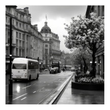 Elegant straat Uitzicht