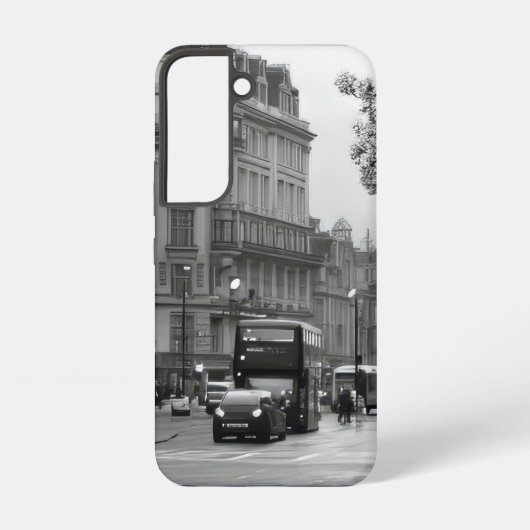 Elegant straat Uitzicht Samsung Galaxy Hoesje (Achterkant)