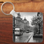 Elegant straat Uitzicht Sleutelhanger (Voorkant)