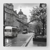 Elegant straat Uitzicht Vierkante Klok (Voorkant)