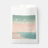 Elegant strand bedankzakje (Voorkant)