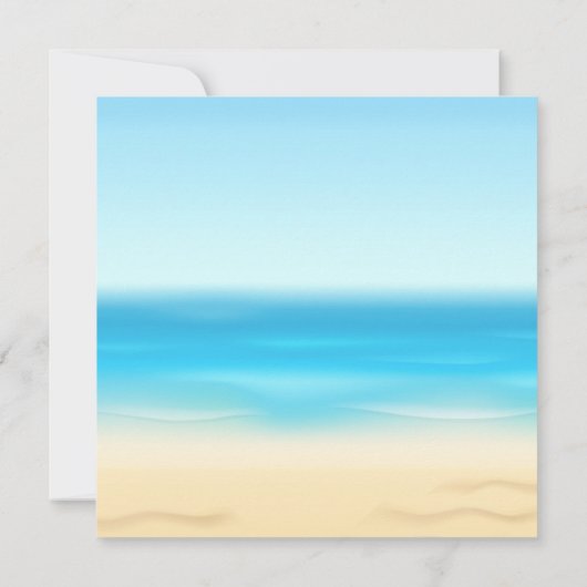 Elegant strand boog Vrijgezellenfeest Kaart (Achterkant)