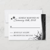 Elegant strand Destination Thed RSVP Cards (Voorkant)