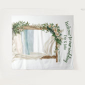  Elegant Strand Huwelijk Achtergrond Wandkleed (Voorkant (horizontaal))