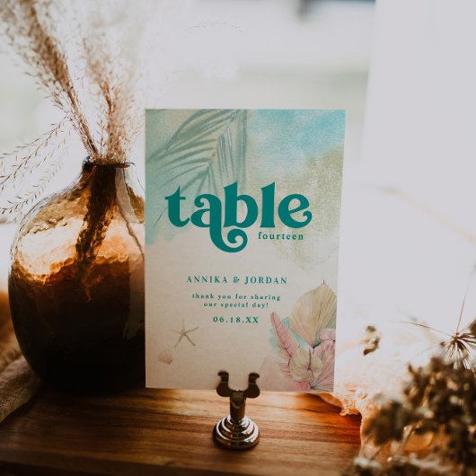 Elegant strand | Kustduinen Gepersonaliseerde brui Kaart