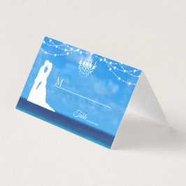 Elegant Strand, Paar & Kroonluchter Plaats Kaart