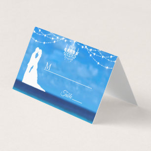 Elegant Strand, Paar & Kroonluchter Plaats Kaart