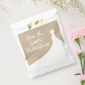 Elegant strand Vrijgezellenfeest Favor Bag wit Bedankzakje (Gezegeld)