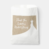 Elegant strand Vrijgezellenfeest Favor Bag wit Bedankzakje (Voorkant)