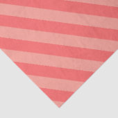 Elegant Strawberry Pink Striped Pattern Tissuepapier (Detail)