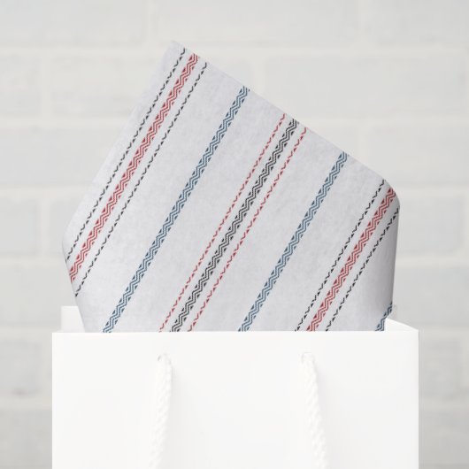 Elegant streeppatroon. tissuepapier (Cadeauzakje)