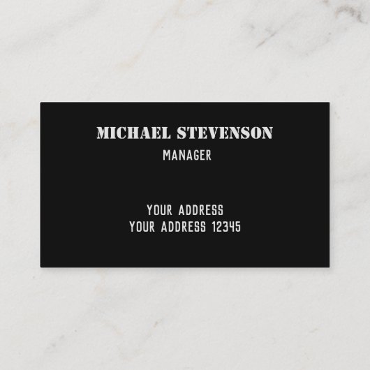 Elegant, strepen, gestript patroon visitekaartje (Achterkant)