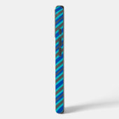 Elegant Strepenpatroon Aanpassen Case-Mate iPhone Case (Achterkant / Links)