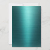 Elegant String Lights Green Metallic Retirement  Kaart (Achterkant)