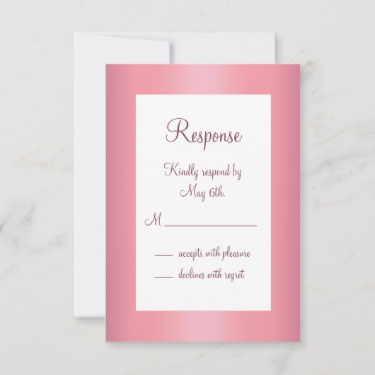 Elegant String Lights op Roos Gold RSVP (Achterkant)