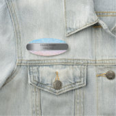 Elegant Stripe, Pearls Bokeh Ombre Naamplaatje (In situ)